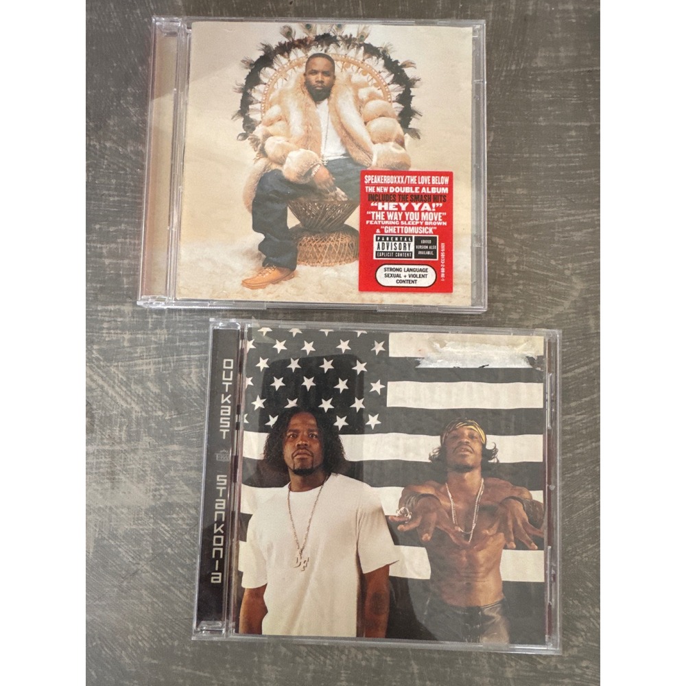 OutKast CD Lot Speakerboxxx The Love Below and Stankonia‎ Hip Hop 2 Album Set